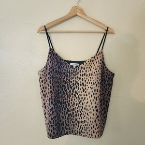 Good American Cheetah Leopard Print Camisole Tank Top Size 4